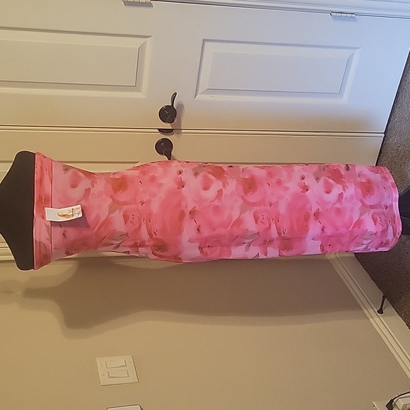 Pink Floral Strapless Dress NWT - Picture 11 of 11